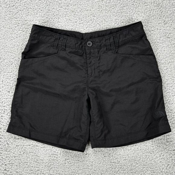 The North Face Women’s 100% Nylon Hiking Shorts size 6 Black - Picture 1 of 16